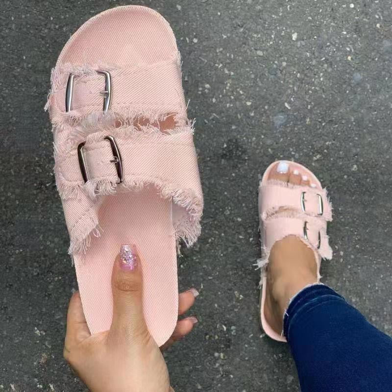 Colorful Women Comfortable Slip-on Sandals